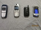 Vintage Nokia Phones - Lot Of 4 - Various Models - Untested - Inlc  Nokia Mural