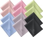 12 Pack Microfiber Lens Cleaning Cloths     Ultra-soft  Scratch-free Eyeglass C   