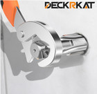 Juego 5 Machuelos Npt Acero Carbono Con Estuche Para Roscas Precisas Plomeria