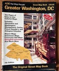 Lot Of 9 Adc Maryland washington Dc Street Map Books