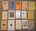 Antiquarian   Rare Book Dealer Catalogs Lot 15 Auction Lists Bibliog 1970s-1990s