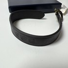 Polo Ralph Lauren Equestrian Black Leather Buckle Wrist Strap Bracelet Read