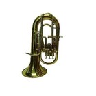 Bb f 4 Valve Flat Brass Finishing Euphonium Musical Instrument