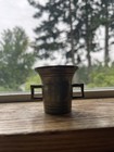 Antique Heavy Solid Brass Pharmacy Apothecary Bowl X  item  62 