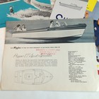 Lot Vintage 1956 Boat Brochures Catalogs Skimmar  Silverton Skiffs  Trollercraft