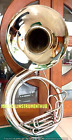 Sousaphone Tuba 25 bell Pure Brass Metal In Silver Polish   Free Case  Free Ship