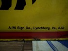 Original 1953 Minnesota Valley Breeders Co Op Sire Service Farm Advertising Sign