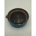 Vintage Pocket Roulette Wheel Game Blue Metal Tin Novelty Casino Toy 3 25 Inch