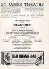 Rodgers And Hammerstein  oklahoma   Alfred Drake   Celeste Holm 1943 Playbill