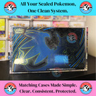 Pokemon Acrylic Case Mega Charizard X 151 Upc Magnetic Lid Ships Today