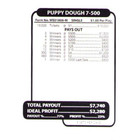Pull Tab Tickets - Jar - Game - Puppy Dough - 10 020 Ct