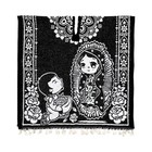 Kids Our Lady Of Guadalupe Virgin Poncho Gaban Sarape Size 4-6 Years Old Unisex