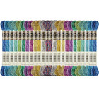 24 Pcs Metallic Embroidery Floss Cotton Stitch Embroidery Thread Skein Thread   