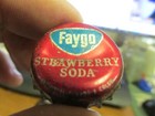 Detroit  Mich  Faygo Strawberry Soda Cork-lined Soda Pop Bottle Cap