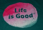 Nwt Women s Life Is Good Teal Ombre Dot Ls Hoodie Sweatshirt