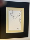 Original Signed Pen And Ink Drawing - Casual Affair - Drawing Of Holding Hands