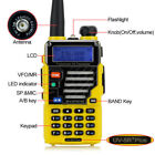 Baofeng Uv-5r  Plus Qualette Yellow 2m 70cm Vhf Uhf Mhz Fm Ham Two-way Radio Us