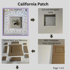 Easy Drywall Patch Template  Drywall Mud  Repair Walls  Speed Square  Hole Patch
