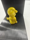 Vintage Tiny Yellow Pixie Elf Japan Figurine Sitting Hand Painted Mcm