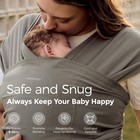 Momcozy Baby Wrap Carrier - Easy To Wear Infant Carrier Slings  Lightweight