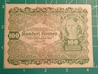 1922 Austria  100 Kronen  Period First Republic  P-77