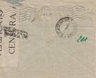 Uruguay  Censored Cover Montevideo To Italy 1917  Arr canc 