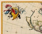 Historic Map - Western Hemisphere - Visscher 1681 - 23 X 28 13