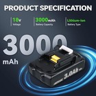 18v 3 0ah Lithium-ion Akku F  r Makita Bl1815n Bl1860 Lxt 194204-5 Bl1830 Bl1815
