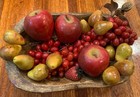 Artificial Fruit Mix Fake Fruit Realistic Lifelike Decor Vintage Apple Pear