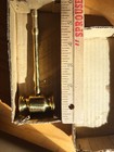 Vintage Solid Brass Gavel Desk Ornament Paperweight Judge 