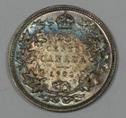 1902 Canada King Edward Vii Silver 25c Coin Extra Fine about Uncirculated