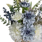 Artificial Flower Arrangement In Vase Table Centerpiece For Dining Room Home    