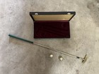 1960   s Rare Gold Golf Putter Made In Japan  Unique Golf Set  Mcm  Vintage
