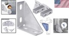 High-performance 90-degree Carbon Steel Connector Brackets For Unistrut Channels