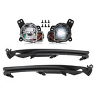 Pair Led Fog Lights W bezel Cover For Mazda Cx-9 2016-2023 Driver passenger Side