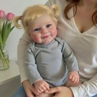 Realistic Reborn Baby Dolls Silicone Full Body Girl 20  Lifelike Baby Doll Toys