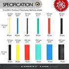280pcs Cable Heat Shrink Tubing Sleeve Wire Wrap Tube 2 1 Assortment Kit Box Set