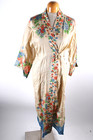 1920s Vintage Silk Floral Kimono Robe Full Length Women s Medium large