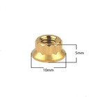 M5m6m8m10m12 Titanium Nut Flange Nut 12 Point Nut Motorcycle Modification Nut