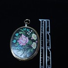 Vintage Avon Pendant Floral Enamel Flower Victorian Antique Style 2 5  Estate