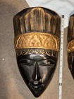 Hand Carved Wooden Wall Masks
