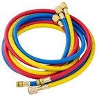 Ac Refrigerant Charging Hoses  5ft Manifold Gauge Hose Kit For Air R134a
