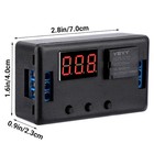 12 Volt Timer Relay  Drok 0 1s To 999min 50ma 4-mode On-off Automotive Digital