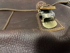 Kattee Brown Mens Pebbled Leather Laptop Shoulder Messenger Bag 15  x 13  X 2 