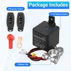 New 200a Car Battery Disconnect Relay Cut-off Switch W  Wireless Remote Control