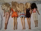 Lot Of 5 Vintage Mattel Barbie Dolls