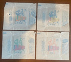 Lot Of 4 1972 Topps Football Wax Pack Wrapper Four Variations Nfl
