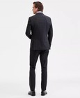 Dkny Mens Modern Fit 2 Piece Suit 36 R   29 Waist Charcoal Grey Plaid Stretch
