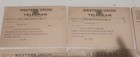 Vintage Antique Western Union Telegraph Lot Of 8 From The 1900s