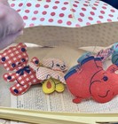 Vintage 1950   s Dolly Toy Animal Shower Crib Mobile  1341 